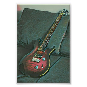 Musikgitarrist liebt Geschenk Fotodruck