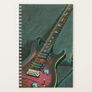 Musikgitarrist liebt Geschenk Planer