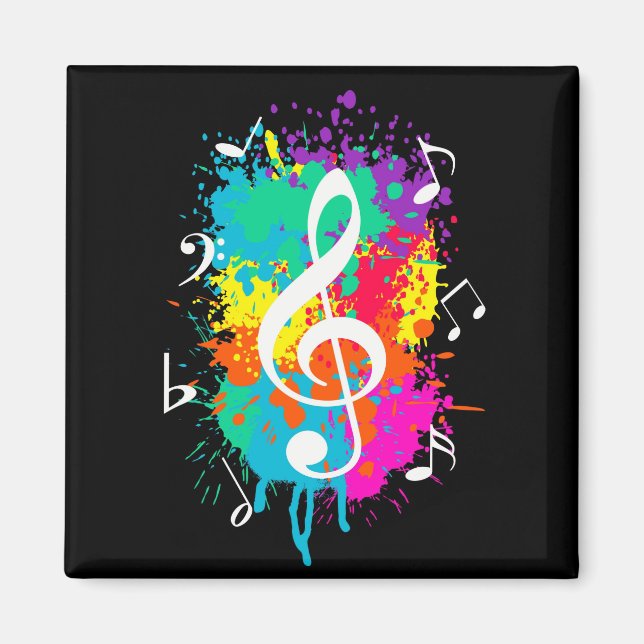 Musikgrunge Magnet (Vorne)
