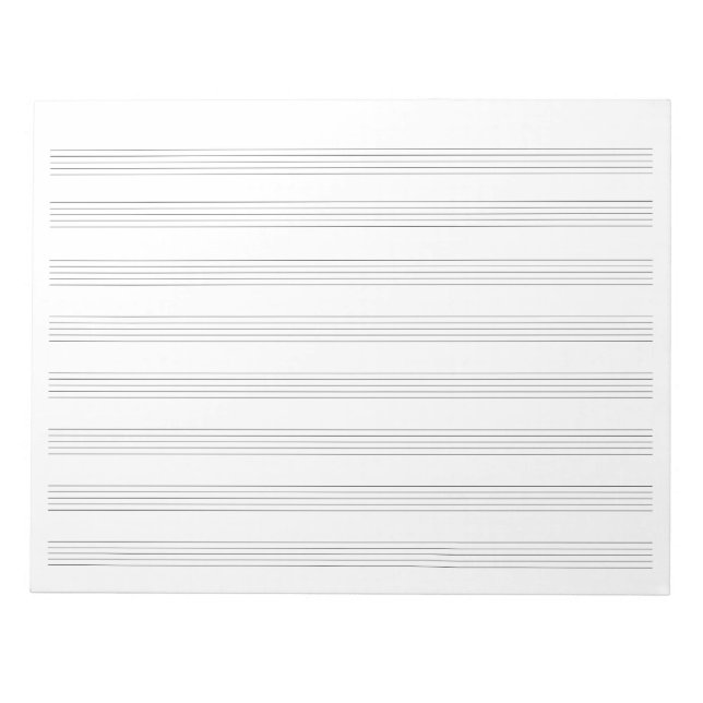 Musikhandbuch für Studenten und Musiker Notizblock (Vorderseite)