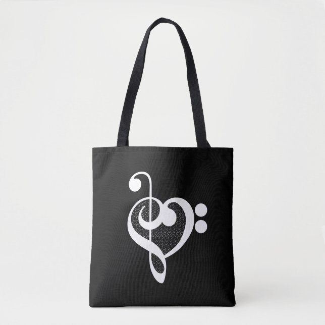 Musikherz - I Liebe Music Tasche (Vorderseite)