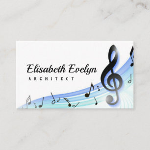 MusikHintergrund Visitenkarte