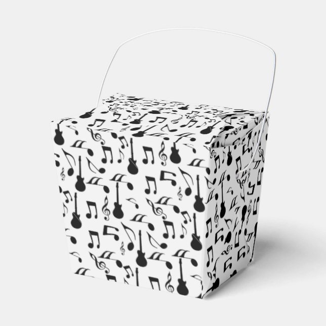 Musikhinweise - Notendesign Geschenkschachtel (Vorderseite)