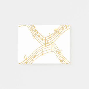 Musikhinweise Post-it Klebezettel