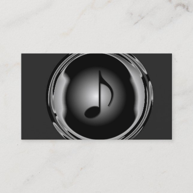 Musikindustrie-Karte Visitenkarte (Vorderseite)