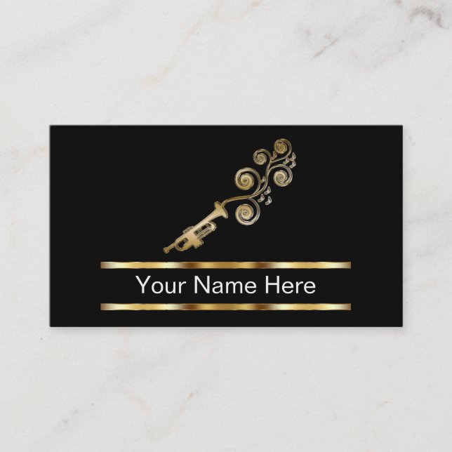 Musikindustrie-Karten Visitenkarte (Vorderseite)