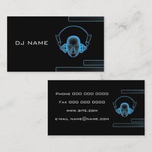 Musikindustriekarte DJ Visitenkarte