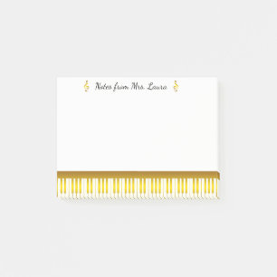 Musikinstrument für Pianisten Post-it Klebezettel