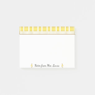 Musikinstrument für Pianisten Post-it Klebezettel