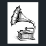 Musikinstrument für Vintage Tonträger Poster<br><div class="desc">Poster - Maßgeschneiderte Poster Template Blank Personalisieren Sie mit Ihrem eigenen Namen, Muster, Design, Zitat, Monogramm, Foto. Verwenden Sie unsere coolen Vorlagen, Kunstwerke, Fotos, Grafiken und Illustrationen, fügen Sie dann Namen, Text, Anführungszeichen und Monogramme hinzu, um Ihr eigenes Poster zu erstellen. Klicken Sie auf die Schaltfläche "Anpassen!", um es personalisiert...</div>