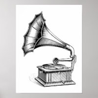 Musikinstrument für Vintage Tonträger