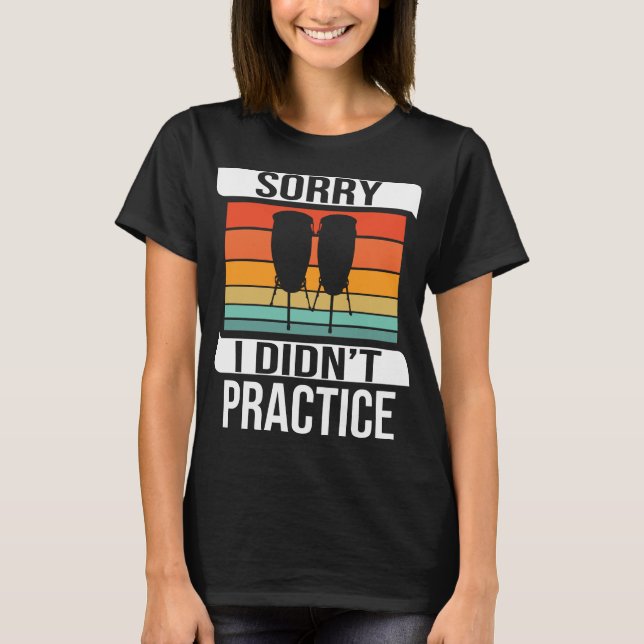 Musikinstrument für Vintages Schlagzeug T-Shirt (Vorderseite)