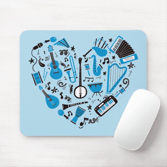 Musikinstrument Mousepad (Mit Mouse)
