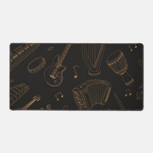 Musikinstrument Schreibtischunterlage