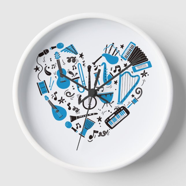 Musikinstrument Uhr (Vorderseite)