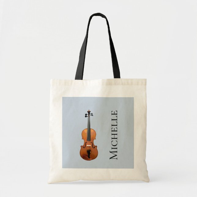 Musikinstrument Violin Personalisiert  Tragetasche (Vorne)