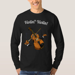 Musikinstrument Violinist Musiker Orchester V T-Shirt
