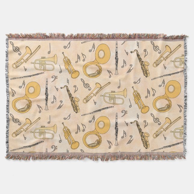 Musikinstrumente Decke (Vorderseite)