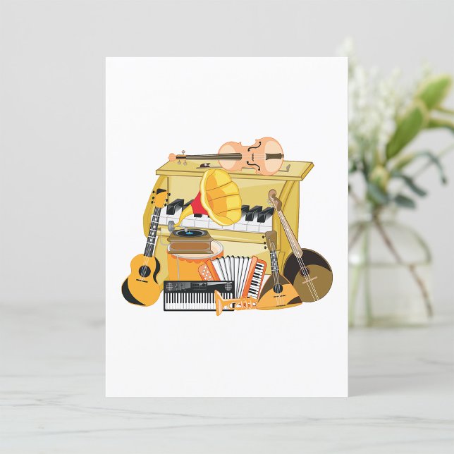 Musikinstrumente Einladung (Von Creator hochgeladen)