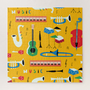 Musikinstrumente: Gelbe Mitte des Jahrhunderts