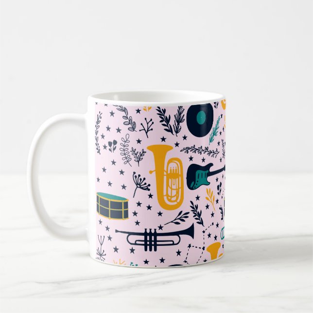 Musikinstrumente Kaffeemaschine Tasse (Links)