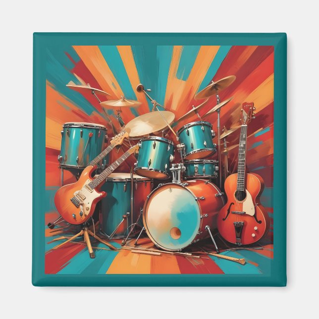Musikinstrumente Magnet (Vorne)