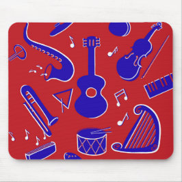 Musikinstrumente Mousepad