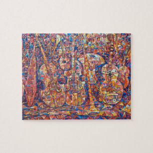 Musikinstrumente schwieriges Puzzlespiel