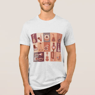 Musikinstrumente Tri-Blend Shirt