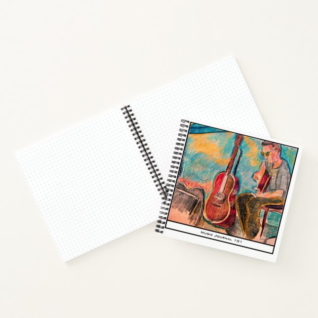 Musikjournal 101 notizbuch (Innenseite)
