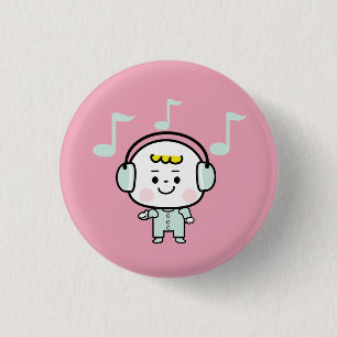 Musikjunge Button