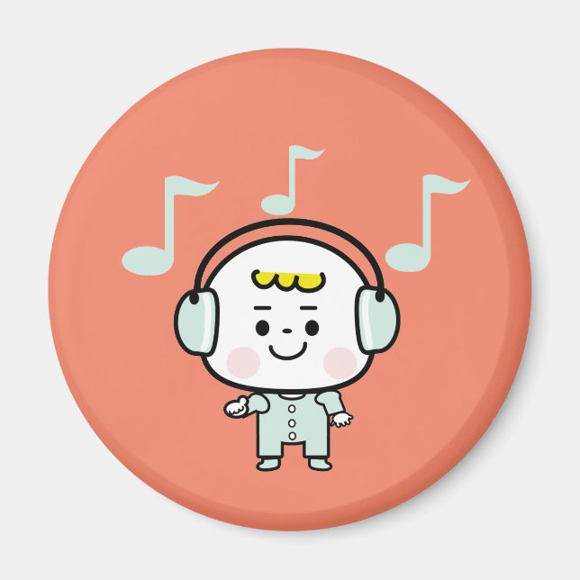 Musikjunge Magnet (Vorne)
