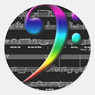 Musikkarten und Sticker