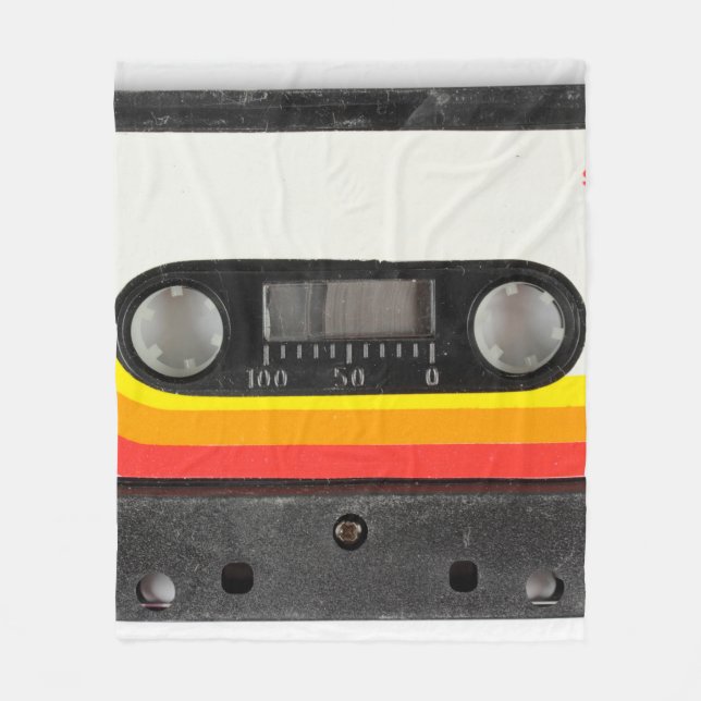 Musikkassette Fleecedecke (Vorderseite)