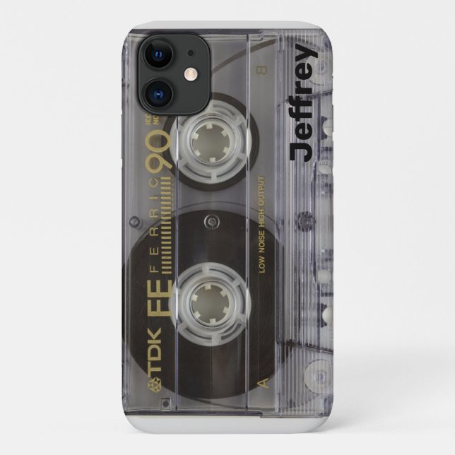 Musikkassette mit Namen Case-Mate iPhone Hülle (Rückseite)