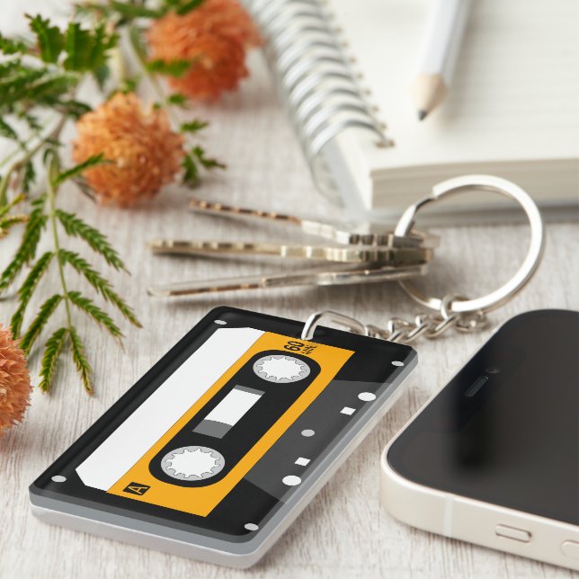 Musikkassette Schlüsselanhänger (Vorderseite rechts)
