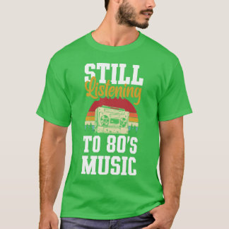 Musikkassetten-Jahres-Thema Legendäre Hits Mädchen T-Shirt