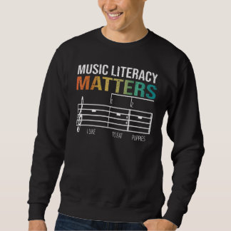Musikkompetenz spielt eine Vintage Rolle. Ich esse Sweatshirt