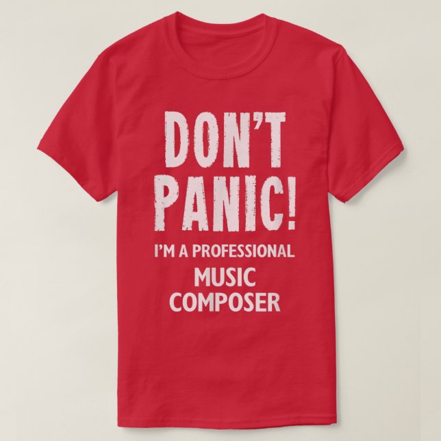 Musikkomponist T-Shirt (Design vorne)