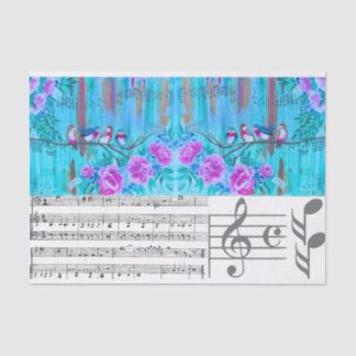 Musikkoordinierungspapier für DIY Seidenpapier
