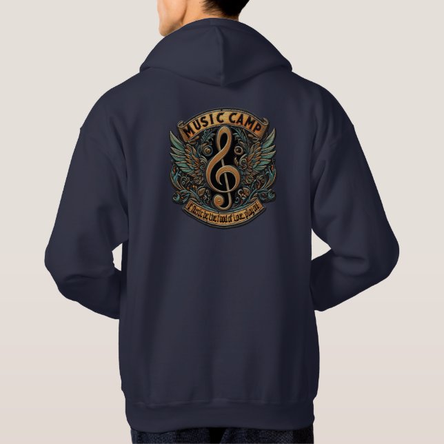Musiklager Hoodie (Rückseite)