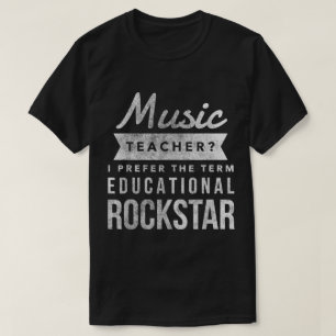 Musiklehrer Bildungsrockstar T-Shirt
