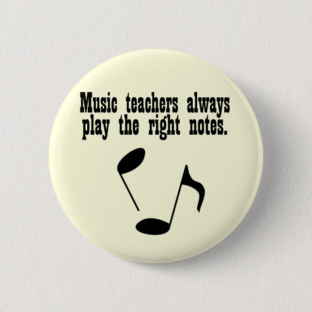 Musiklehrer Button (Vorderseite)