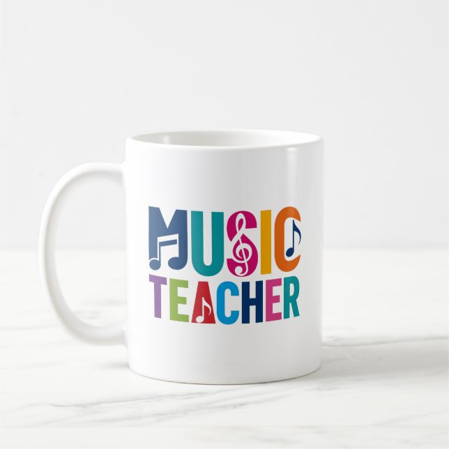 Musiklehrer-Dankeschön-Geschenk Kaffeetasse (Links)