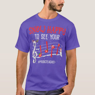 Musiklehrer freuen sich, Ihre Face Music C zu sehe T-Shirt
