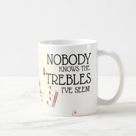 Musiklehrer Funny Treble Joke | Name Kaffeetasse