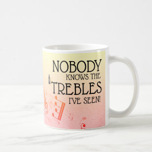 Musiklehrer Funny Treble Joke   Name Kaffeetasse