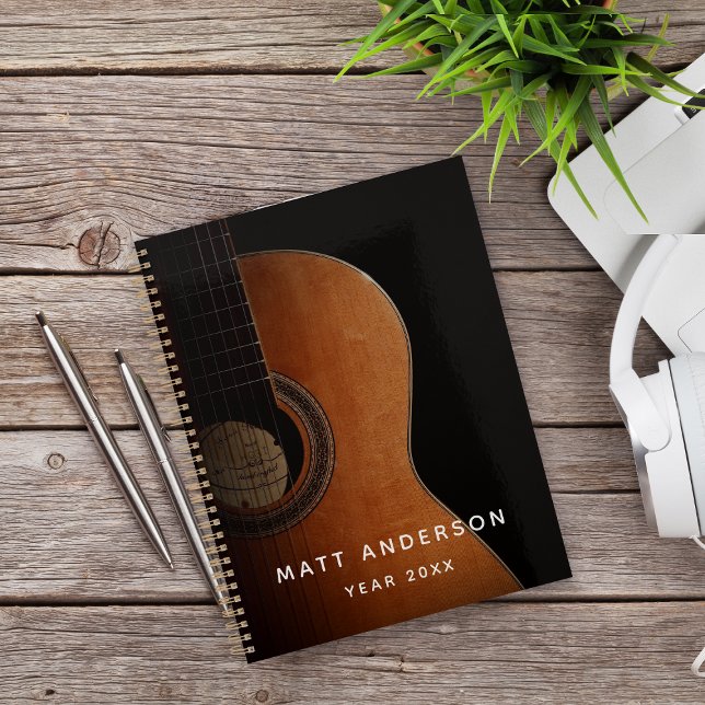 Musiklehrer Gitarre Musiker Moderne 2026 Planer (Von Creator hochgeladen)