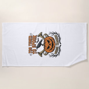 Musiklehrer Halloween-Kürbisgravur-Shirt De Strandtuch