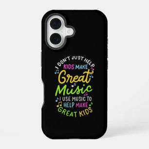 Musiklehrer - Helfen Sie Kindern, Musik zum Gesche iPhone 16 Hülle